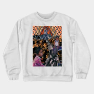 Is this who we are? (A response to Trump's immigration policies) Crewneck Sweatshirt